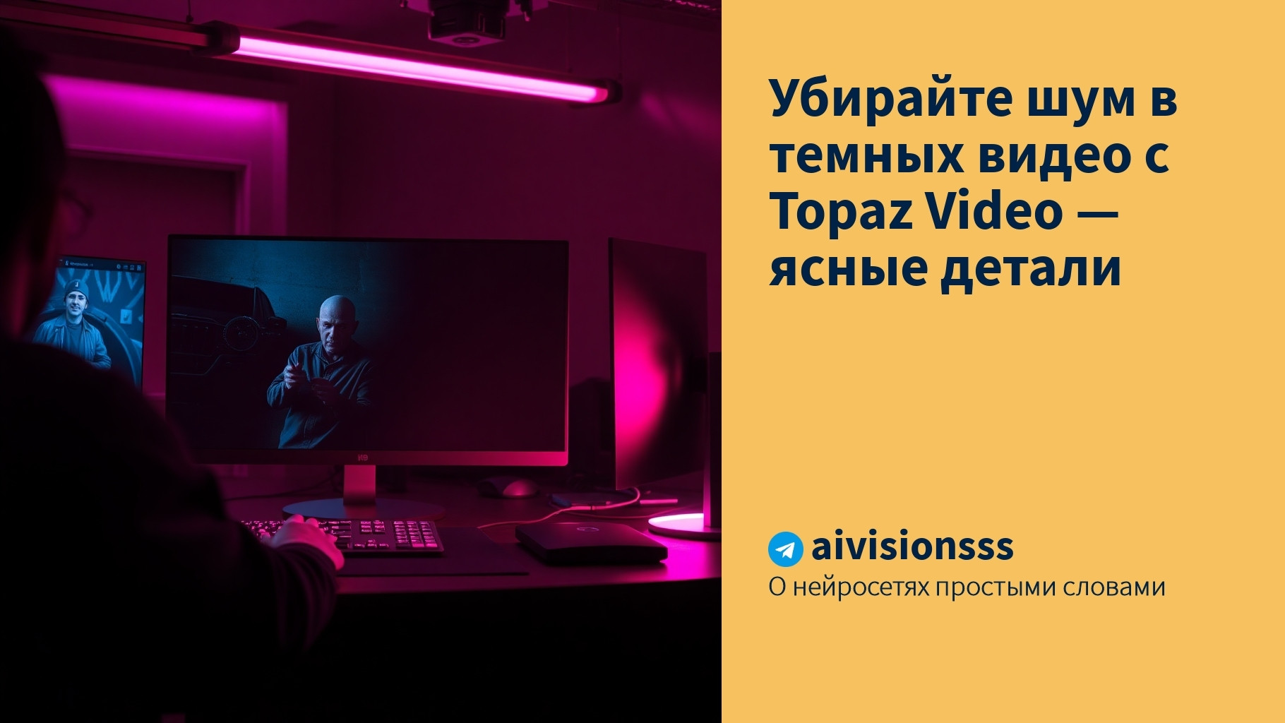 Вы сейчас просматриваете Убирайте шум в темных видео с Topaz Video — ясные детали