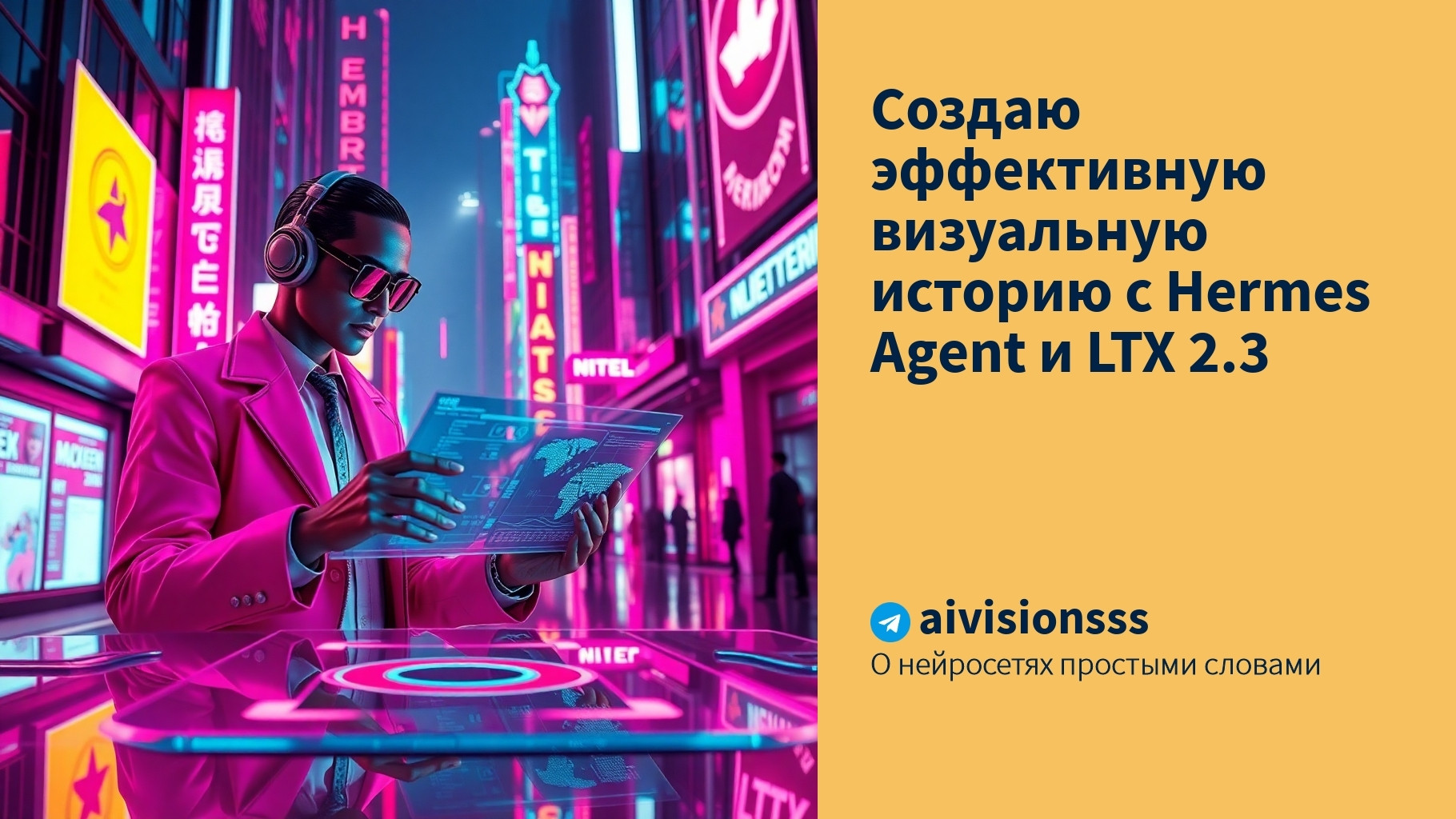 Вы сейчас просматриваете Создаю эффективную визуальную историю с Hermes Agent и LTX 2.3