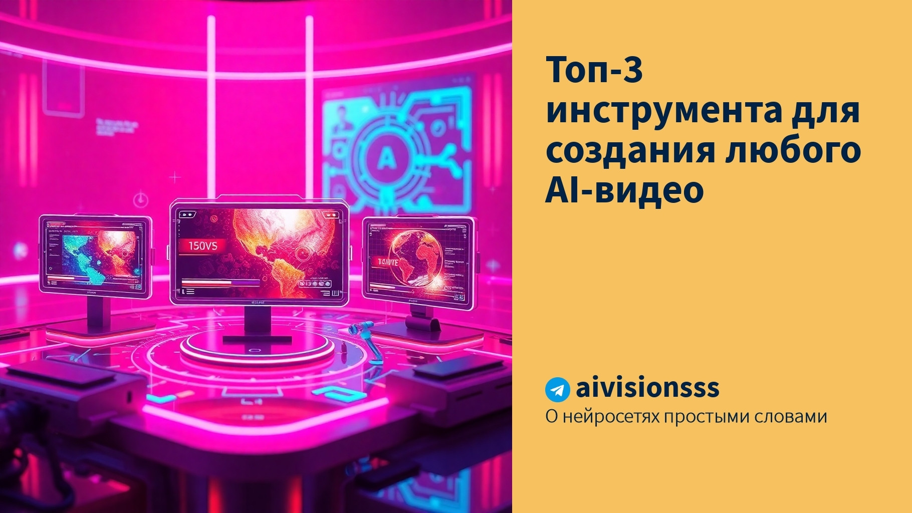 Читать далее о этой статье Топ-3 инструмента для создания любого AI-видео