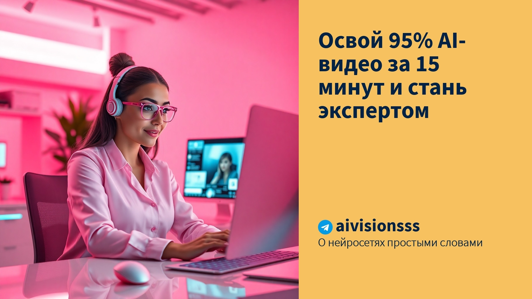 Вы сейчас просматриваете Освой 95% AI-видео за 15 минут и стань экспертом