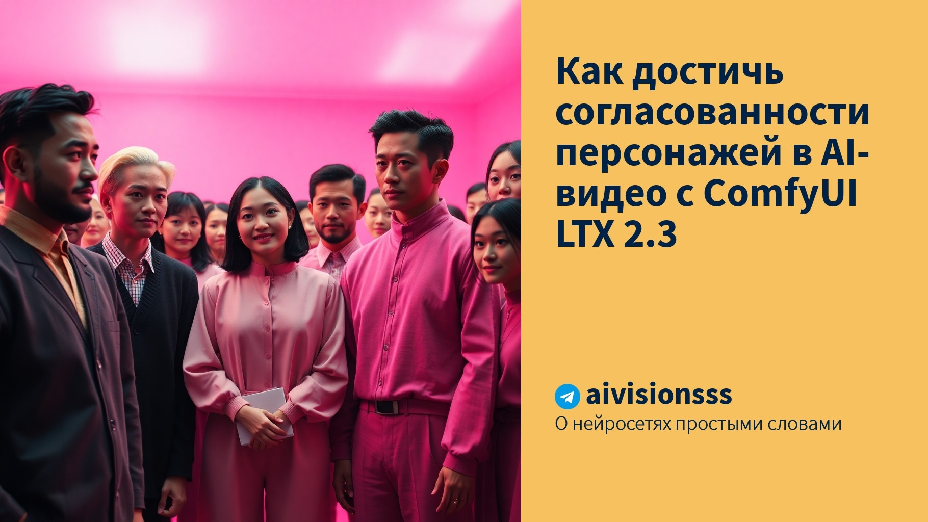 Вы сейчас просматриваете Как достичь согласованности персонажей в AI-видео с ComfyUI LTX 2.3