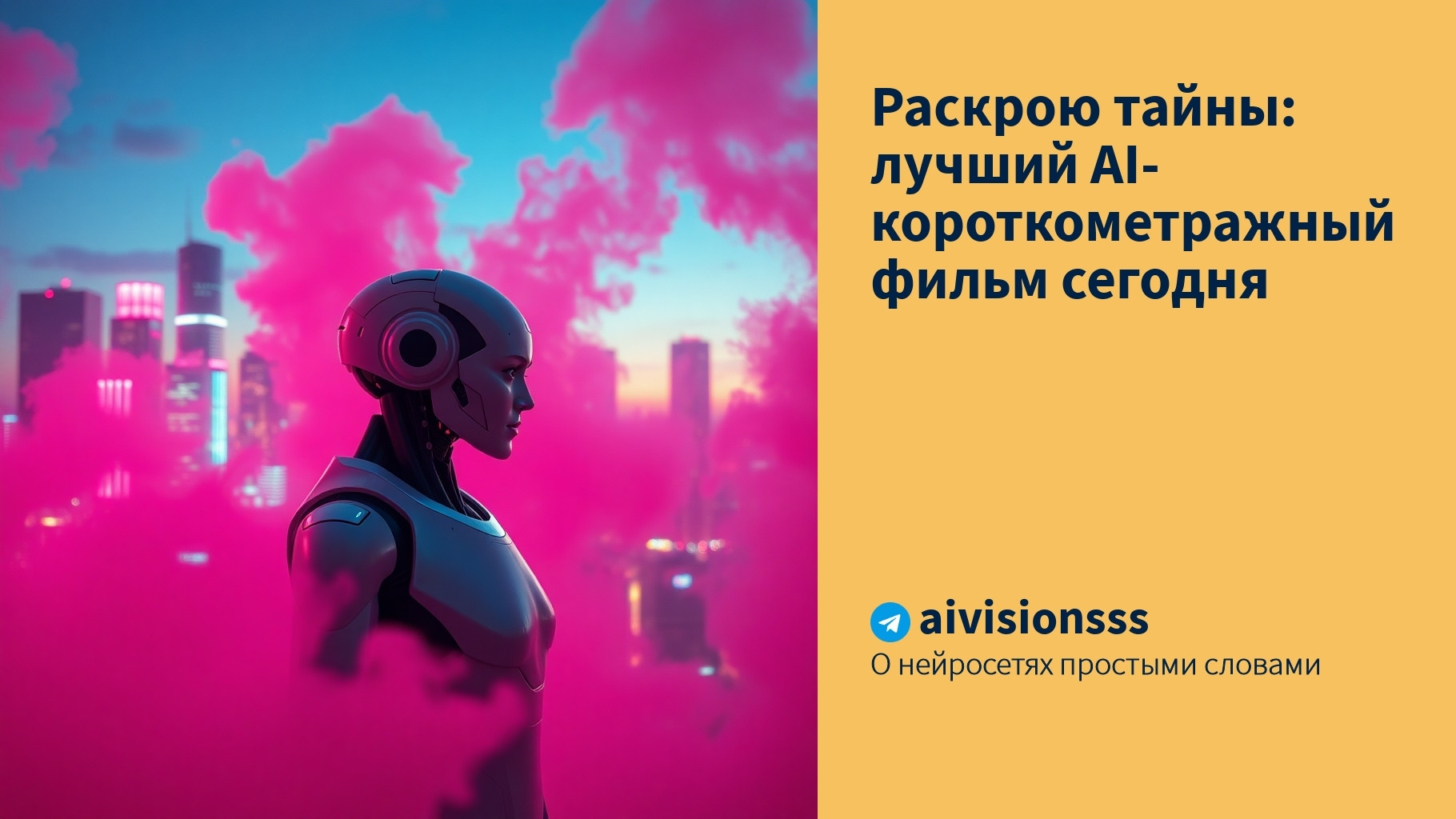 Читать далее о этой статье Раскрою тайны: лучший AI-короткометражный фильм сегодня