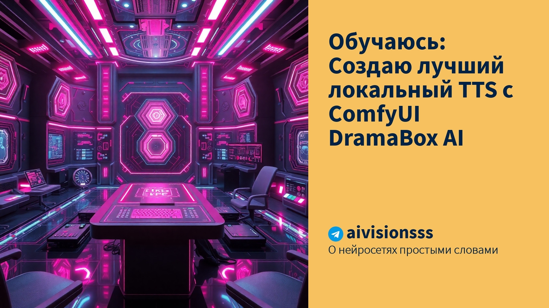 Вы сейчас просматриваете Обучаюсь: Создаю лучший локальный TTS с ComfyUI DramaBox AI