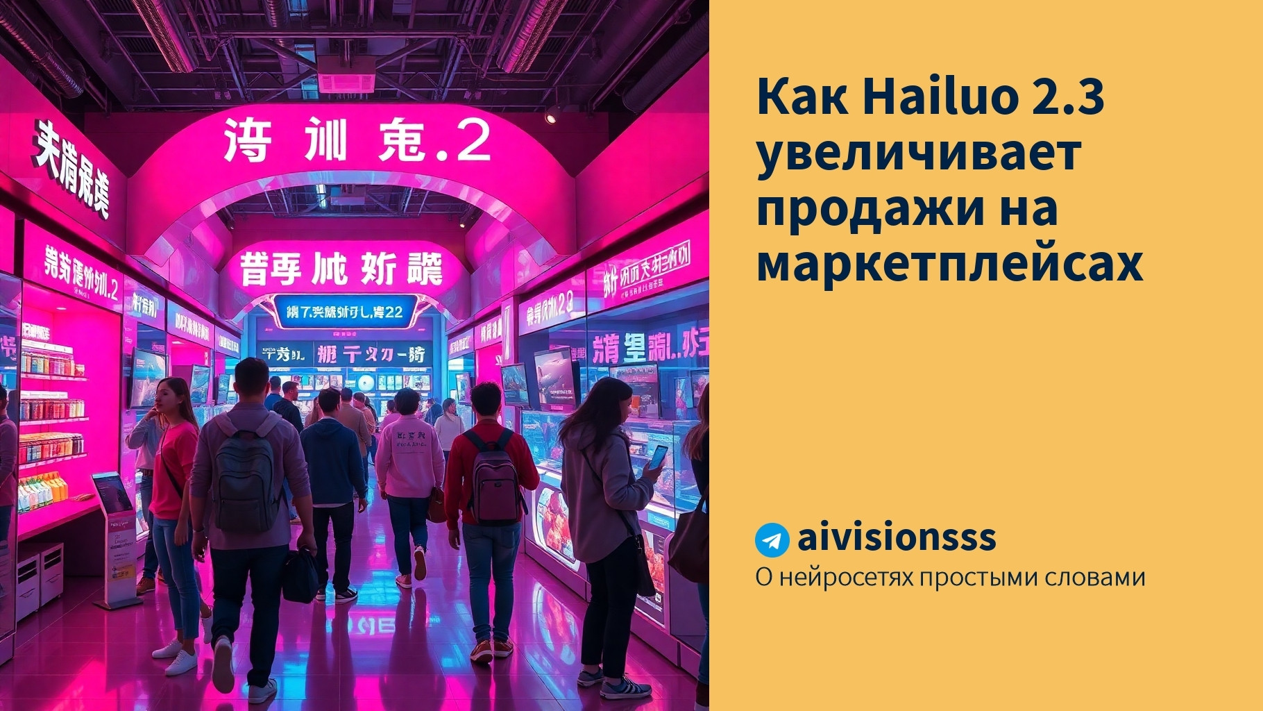 Вы сейчас просматриваете Как Hailuo 2.3 увеличивает продажи на маркетплейсах