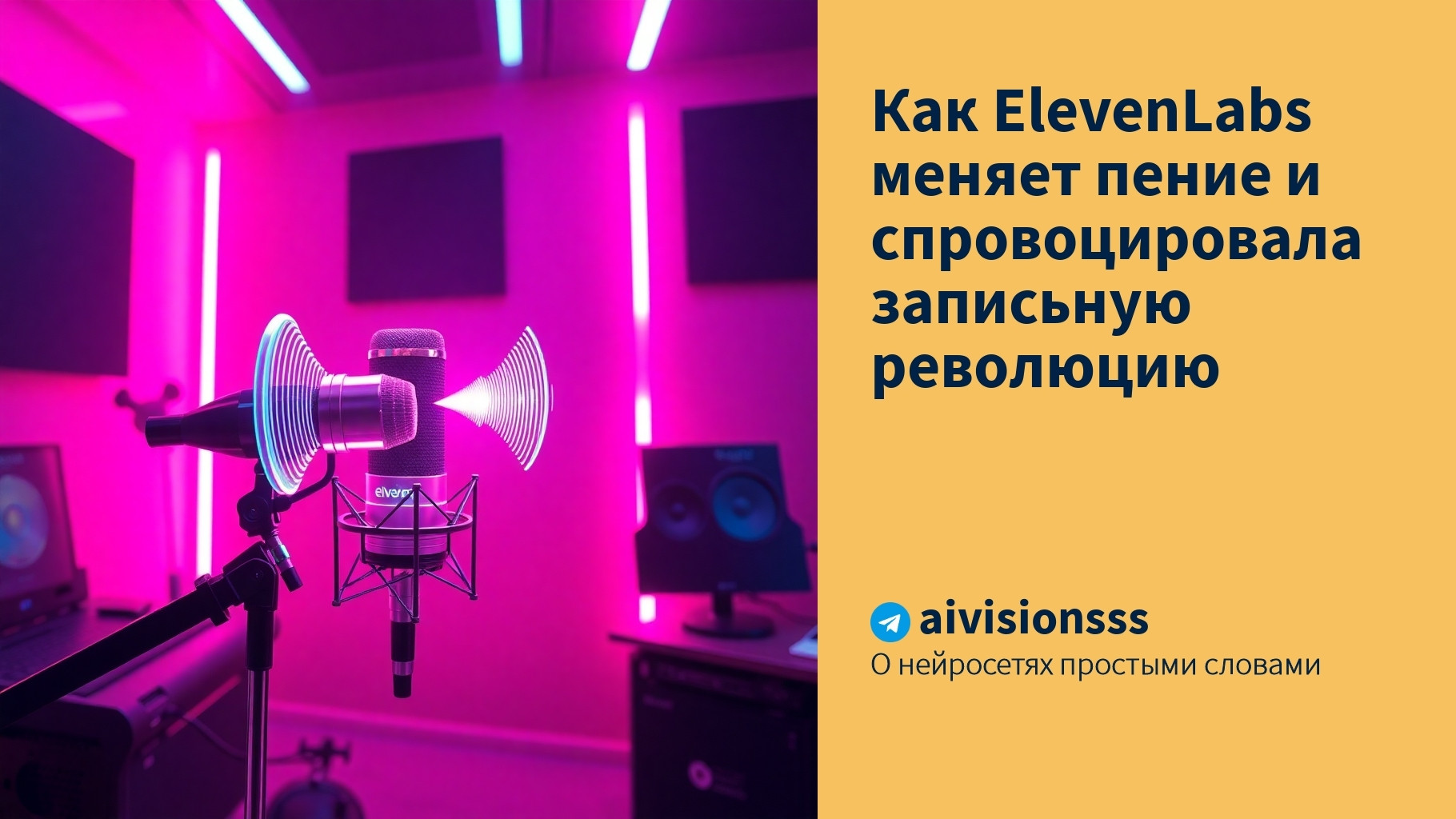 Вы сейчас просматриваете Как ElevenLabs меняет пение и спровоцировала записьную революцию
