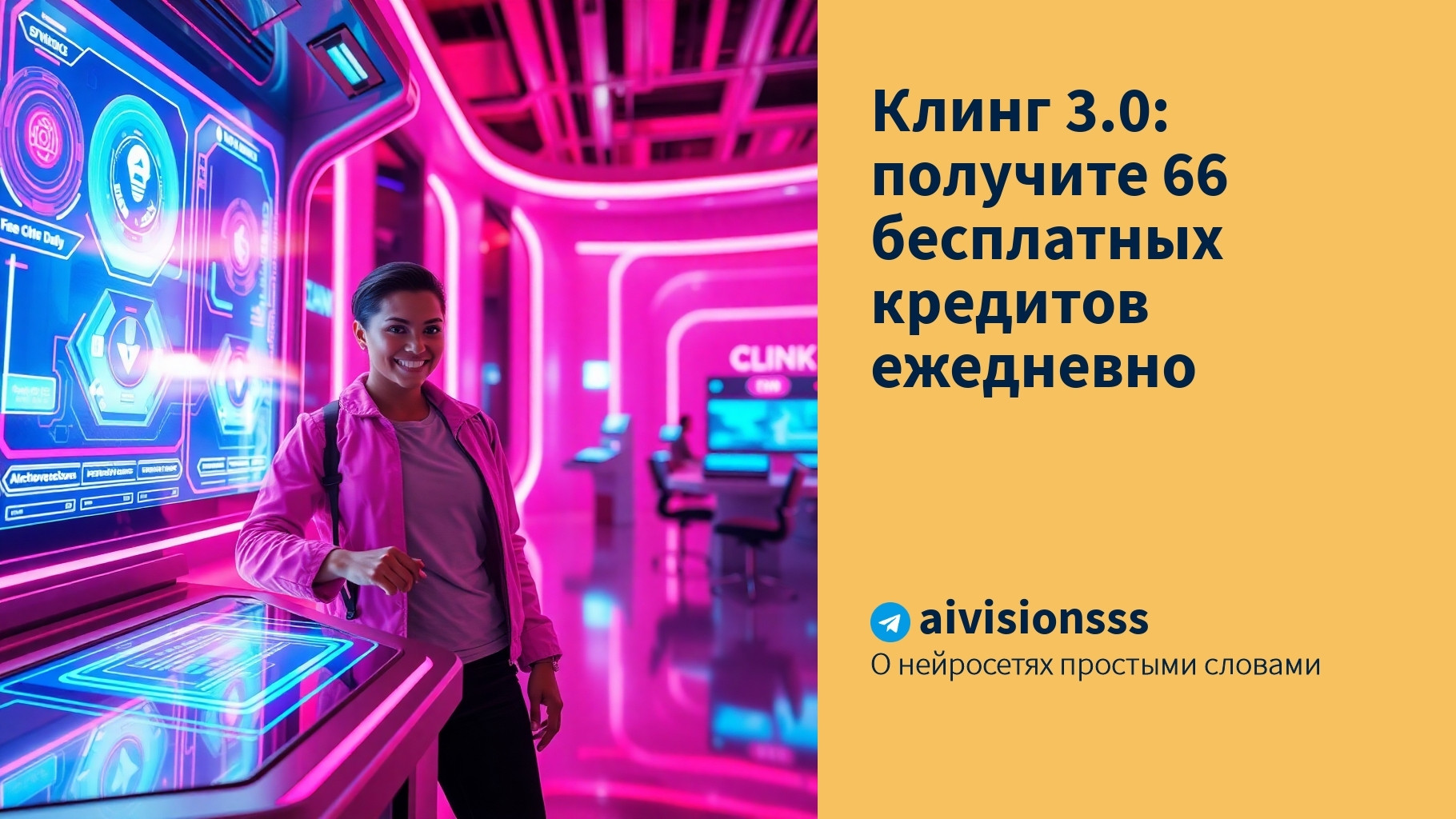 Вы сейчас просматриваете Клинг 3.0: получите 66 бесплатных кредитов ежедневно