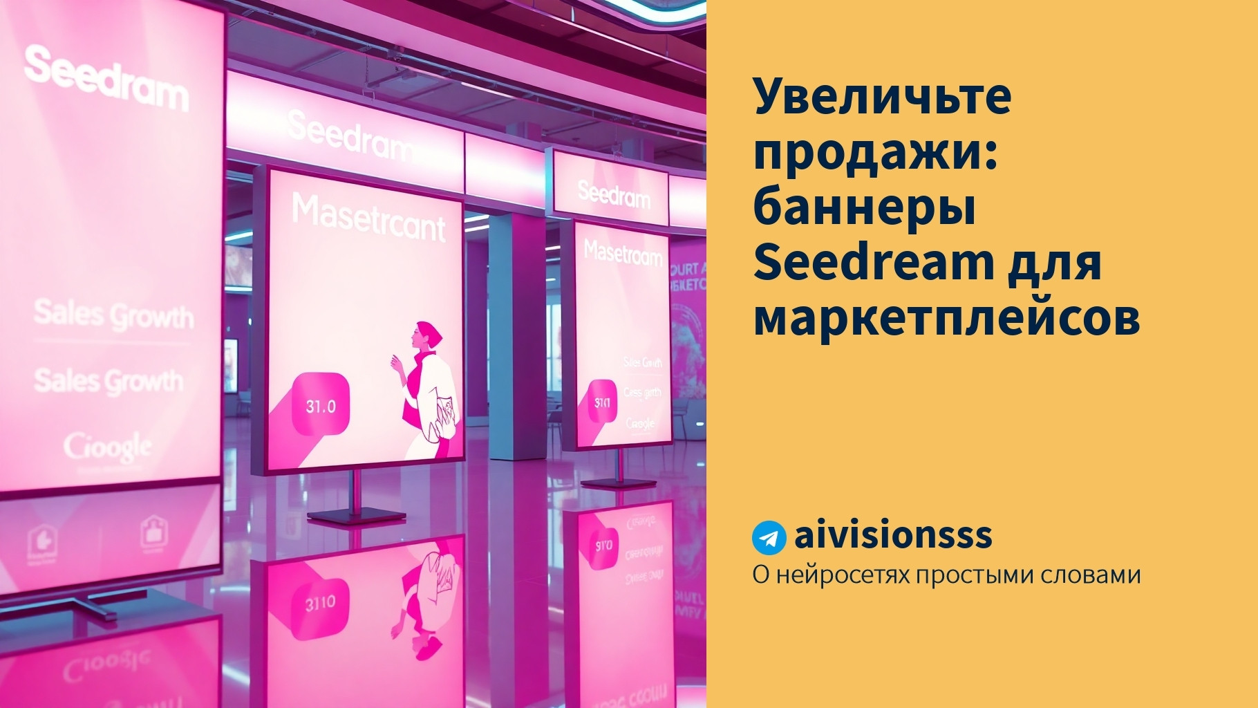 Вы сейчас просматриваете Увеличьте продажи: баннеры Seedream для маркетплейсов