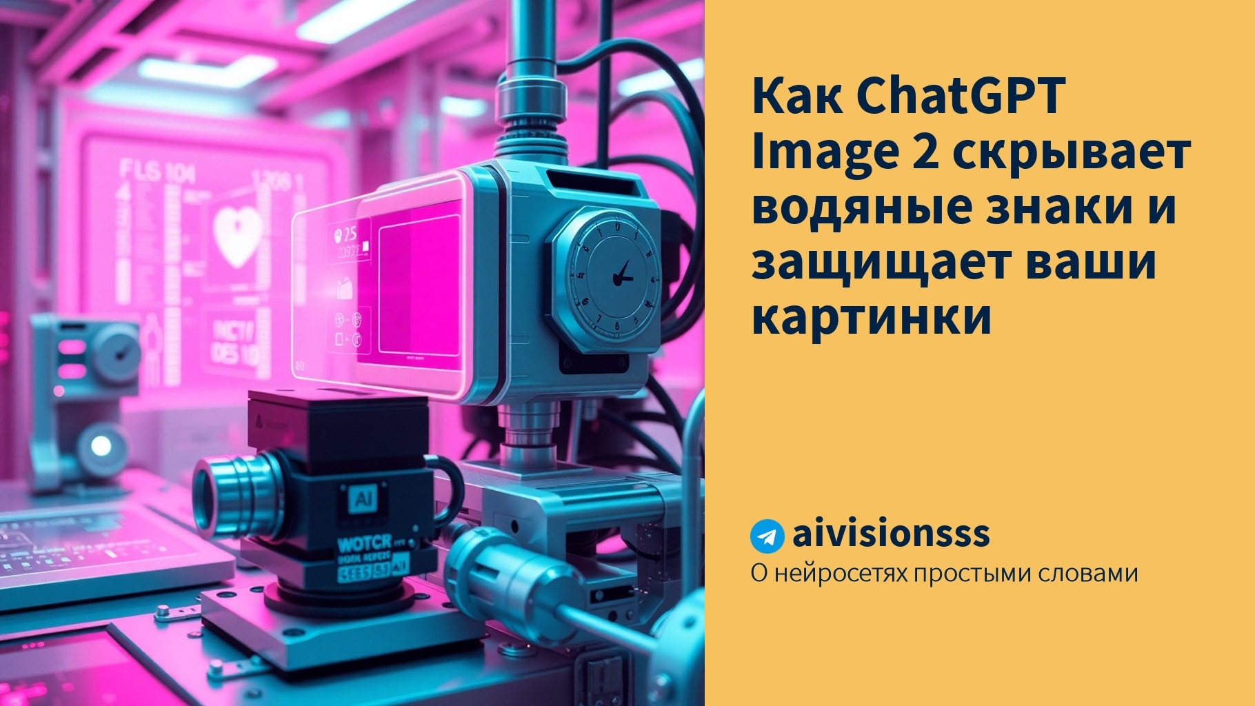 Вы сейчас просматриваете Как ChatGPT Image 2 скрывает водяные знаки и защищает ваши картинки