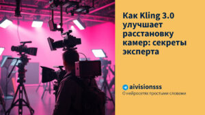 Читать далее о этой статье Как Kling 3.0 улучшает расстановку камер: секреты эксперта