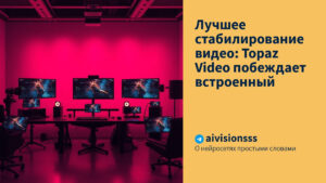 Читать далее о этой статье Лучшее стабилирование видео: Topaz Video побеждает встроенный
