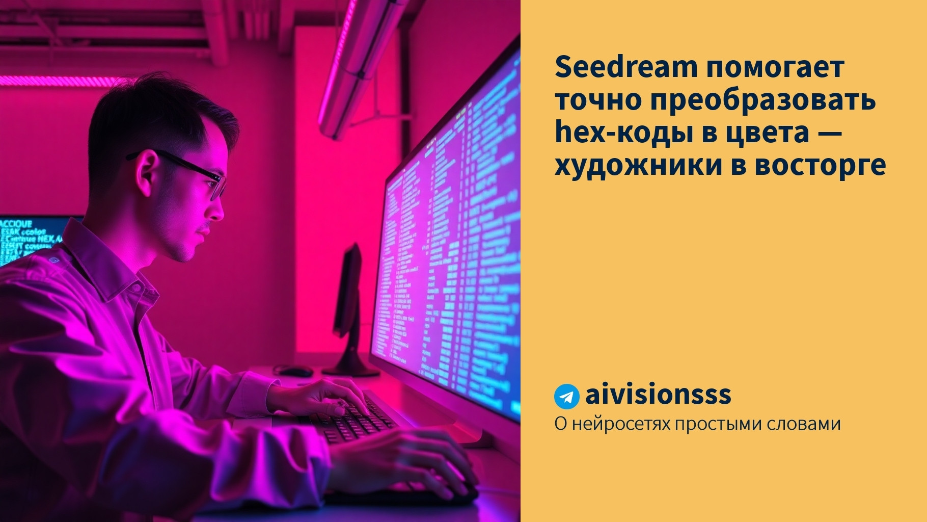 Вы сейчас просматриваете Seedream помогает точно преобразовать hex-коды в цвета — художники в восторге