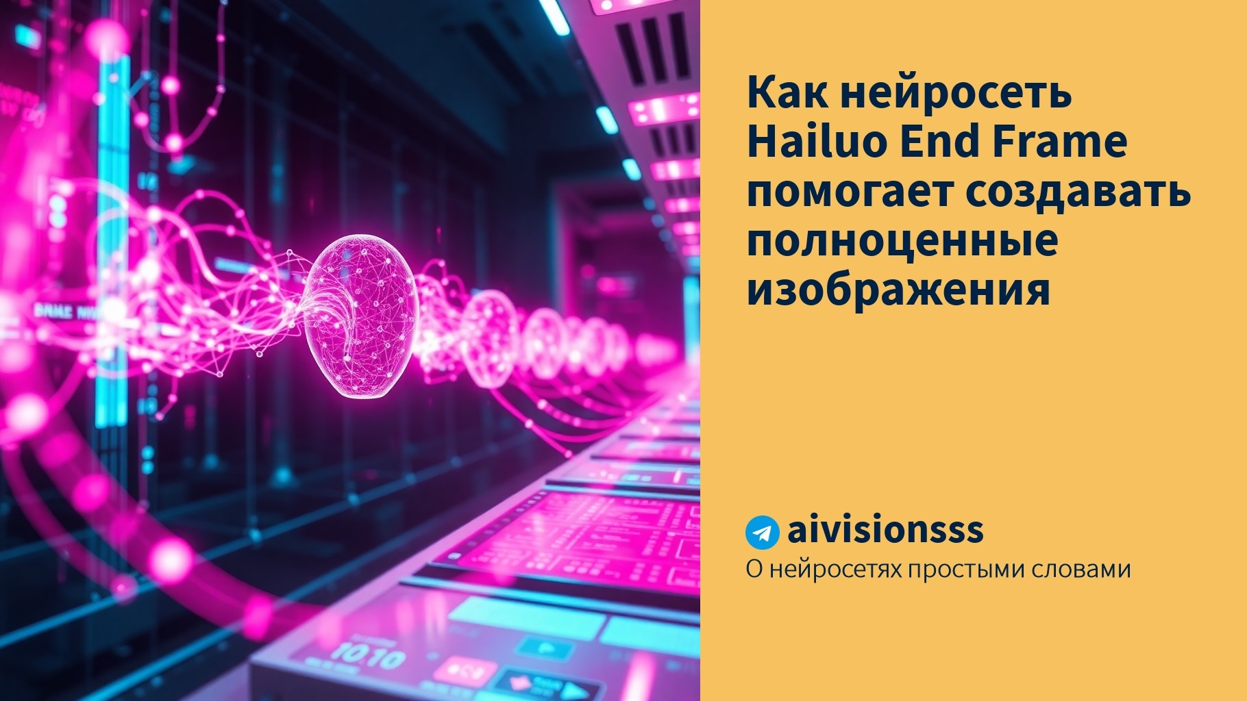 Читать далее о этой статье Как нейросеть Hailuo End Frame помогает создавать полноценные изображения