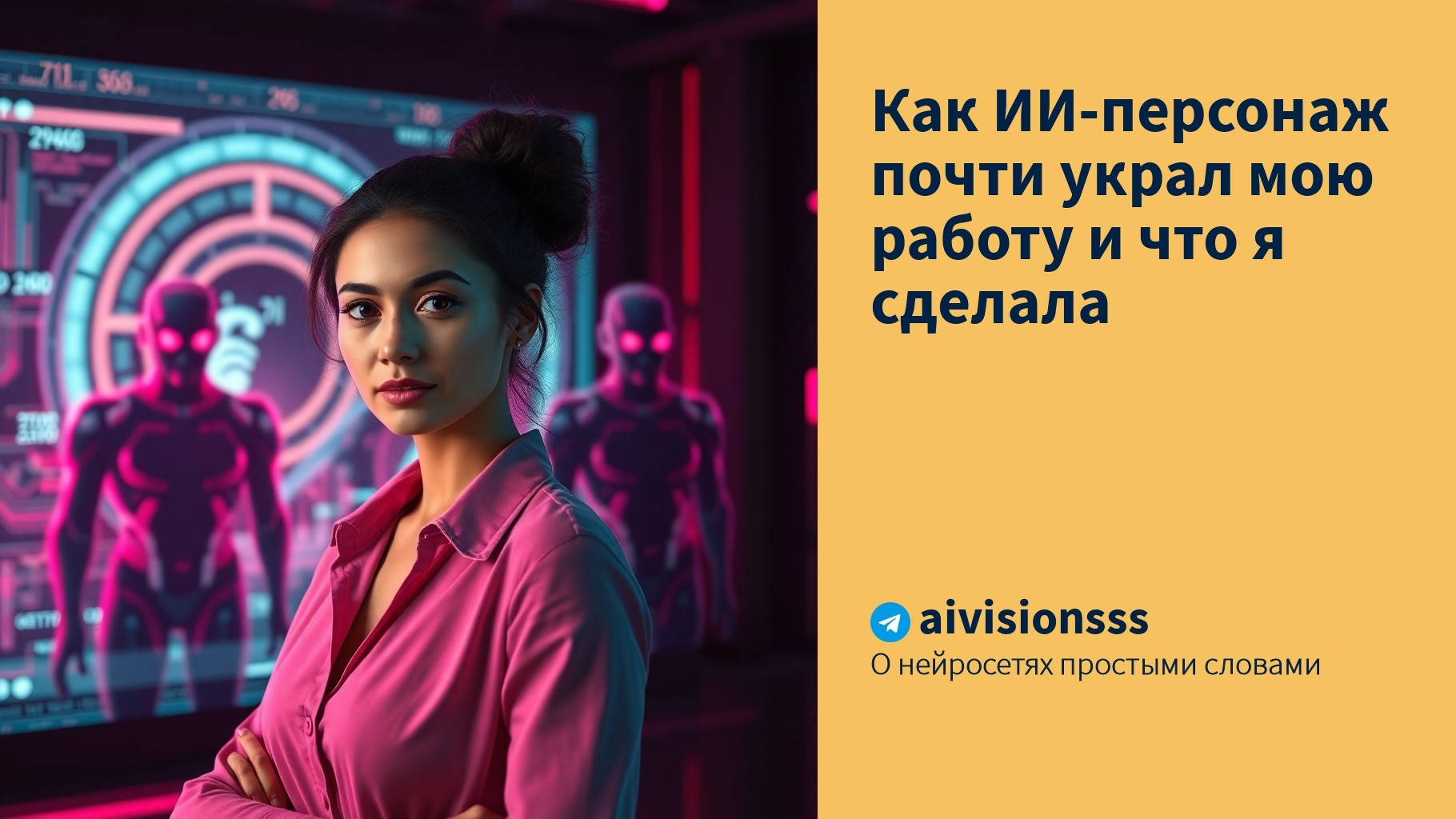 Вы сейчас просматриваете Как ИИ-персонаж почти украл мою работу и что я сделала