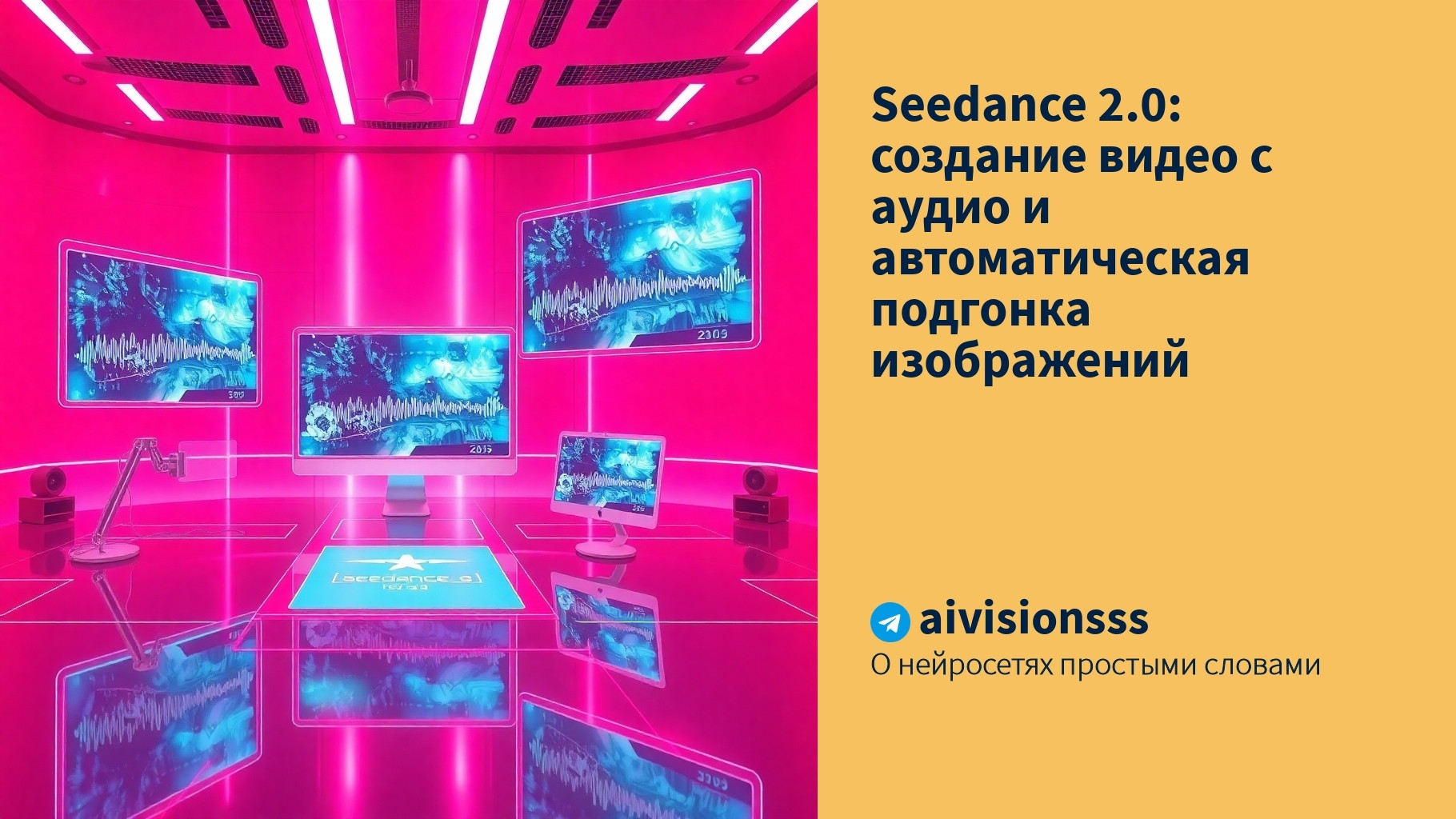 Читать далее о этой статье Seedance 2.0: создание видео с аудио и автоматическая подгонка изображений