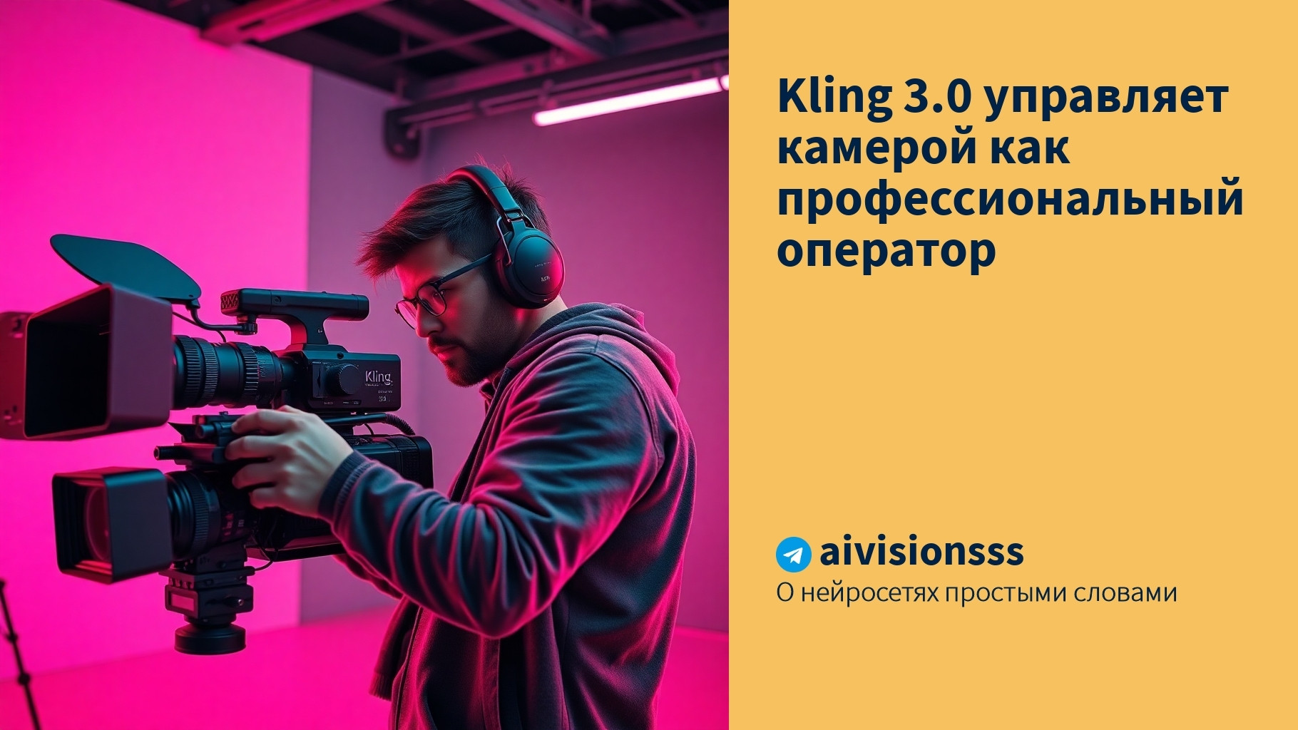 Читать далее о этой статье Kling 3.0 управляет камерой как профессиональный оператор
