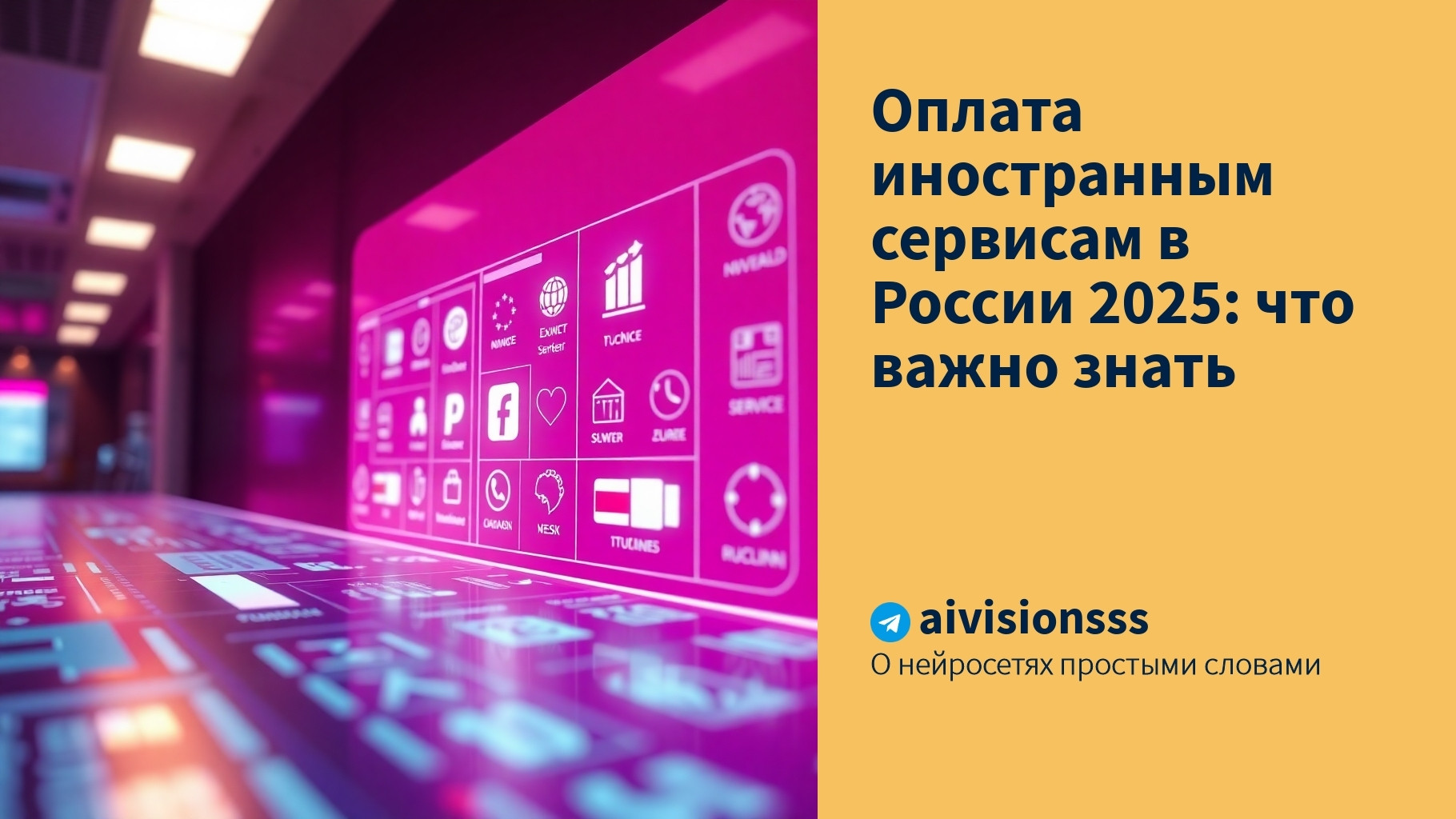 Читать далее о этой статье Оплата иностранным сервисам в России 2025: что важно знать