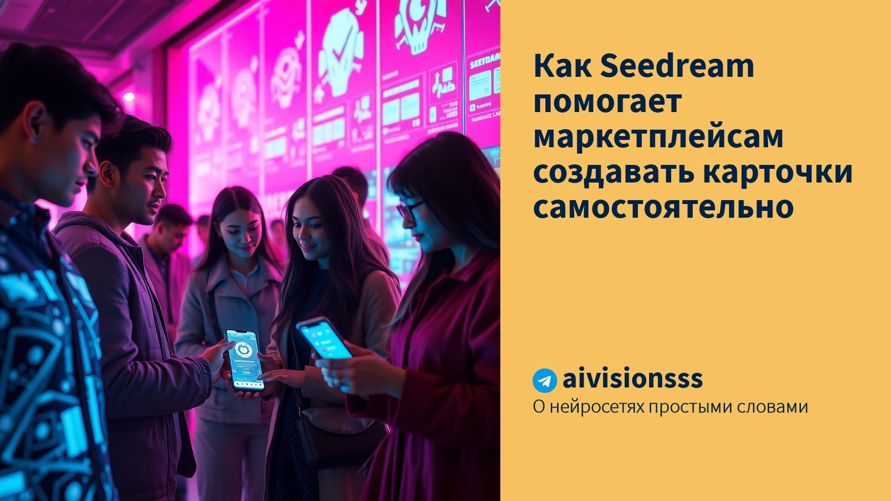 Читать далее о этой статье Как Seedream помогает маркетплейсам создавать карточки самостоятельно