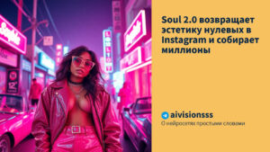 Читать далее о этой статье Soul 2.0 возвращает эстетику нулевых в Instagram и собирает миллионы