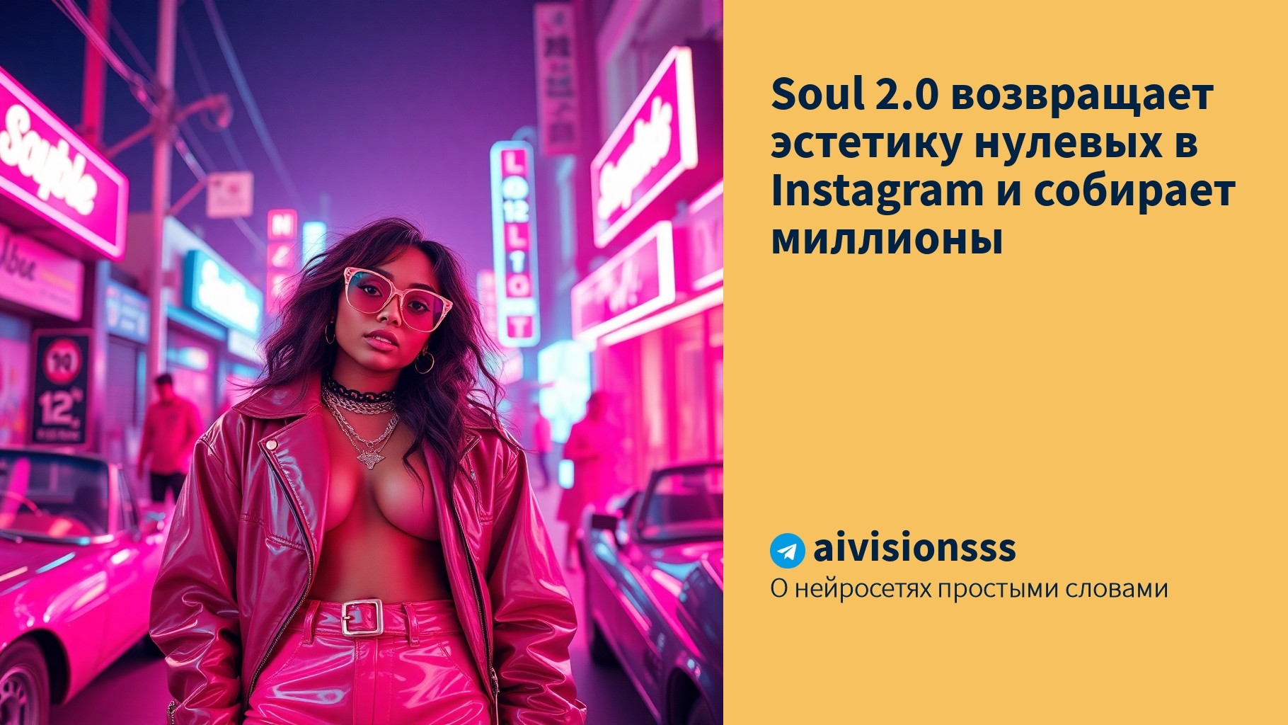 Вы сейчас просматриваете Soul 2.0 возвращает эстетику нулевых в Instagram и собирает миллионы