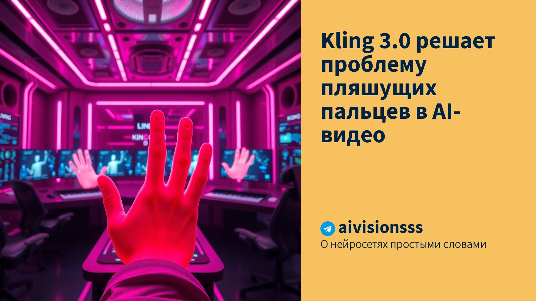 Читать далее о этой статье Kling 3.0 решает проблему пляшущих пальцев в AI-видео