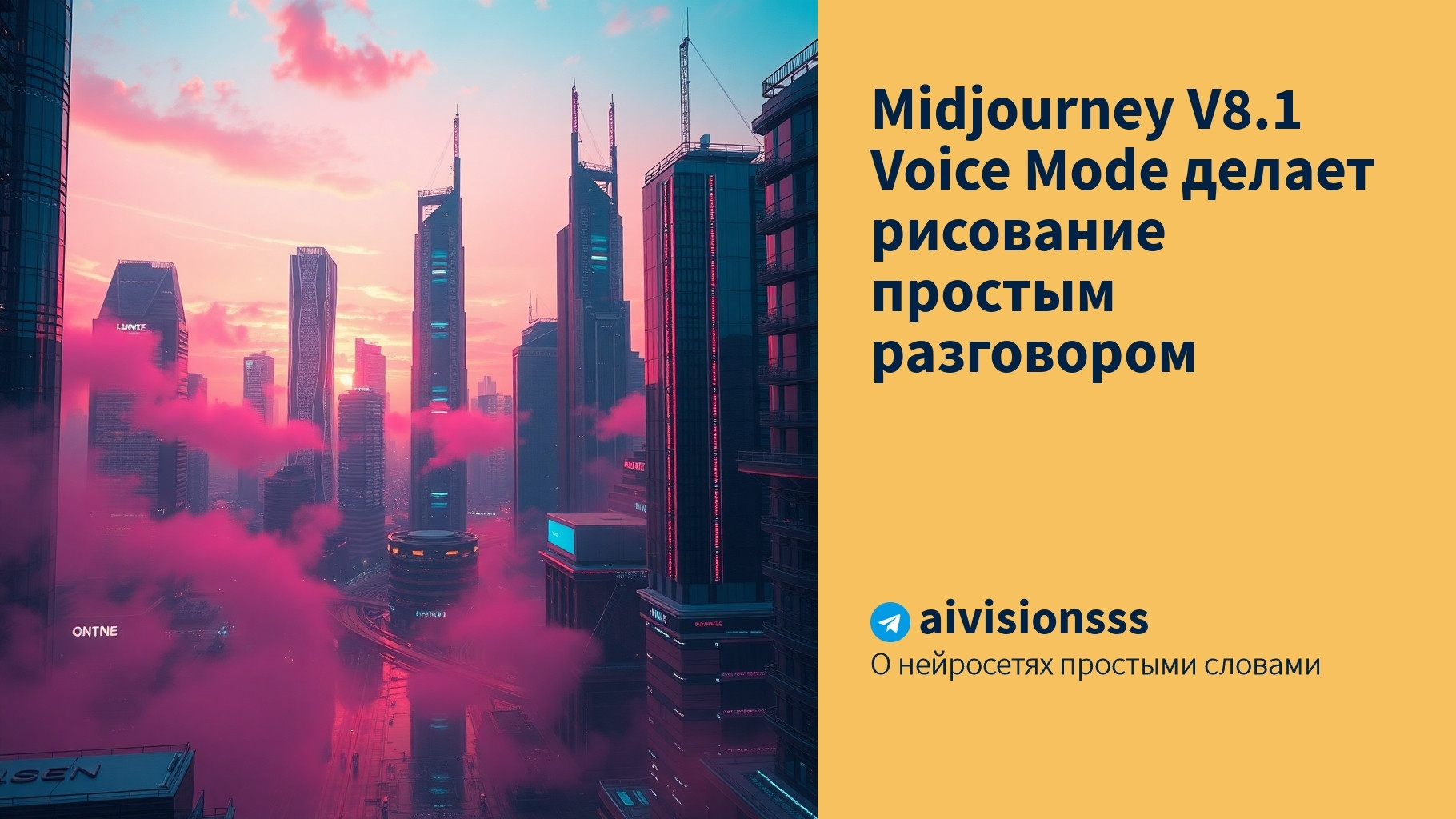 Вы сейчас просматриваете Midjourney V8.1 Voice Mode делает рисование простым разговором