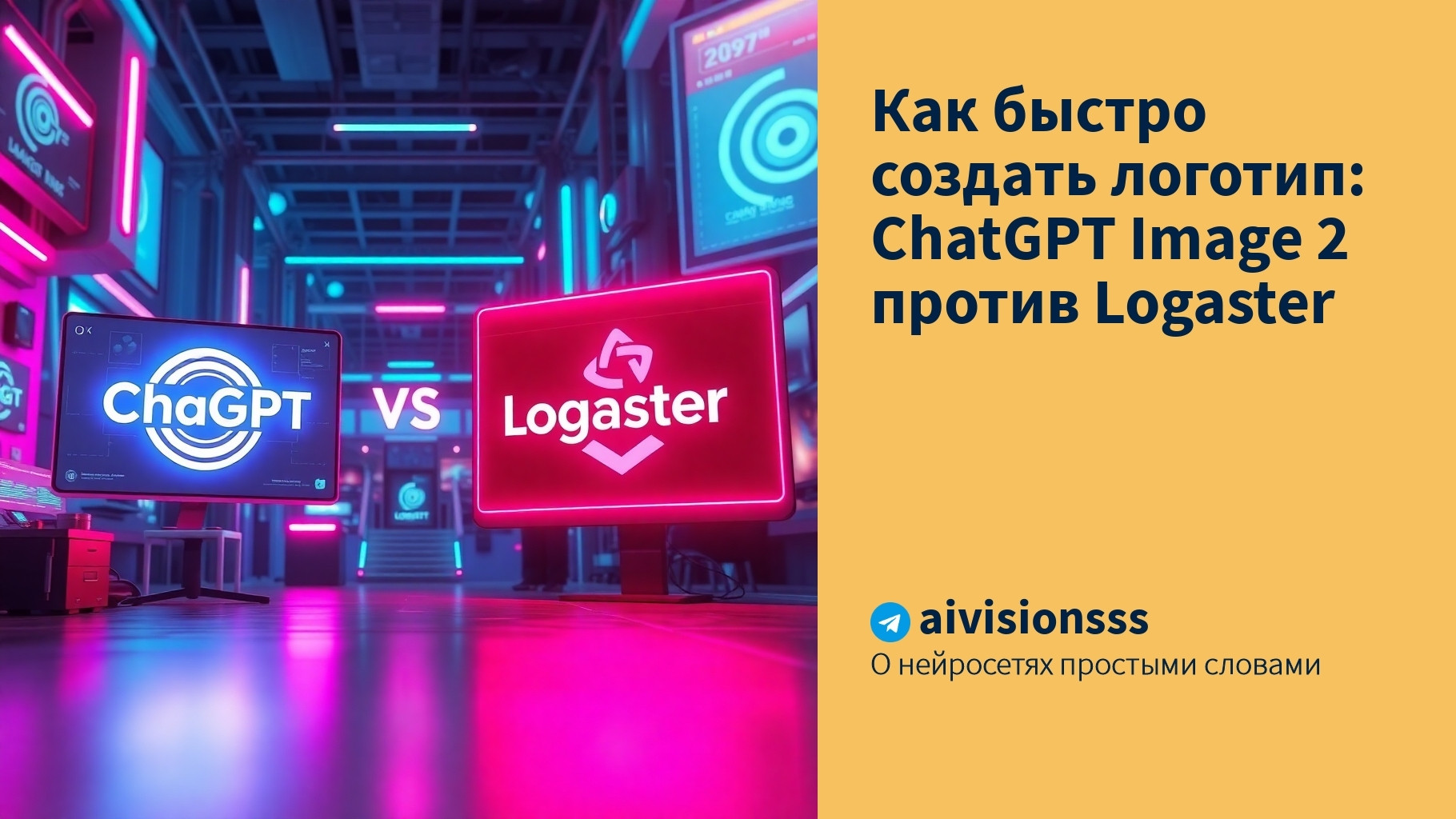 Вы сейчас просматриваете Как быстро создать логотип: ChatGPT Image 2 против Logaster