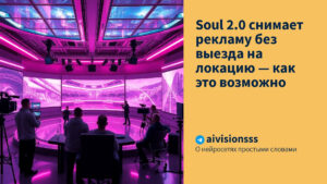 Читать далее о этой статье Soul 2.0 снимает рекламу без выезда на локацию — как это возможно