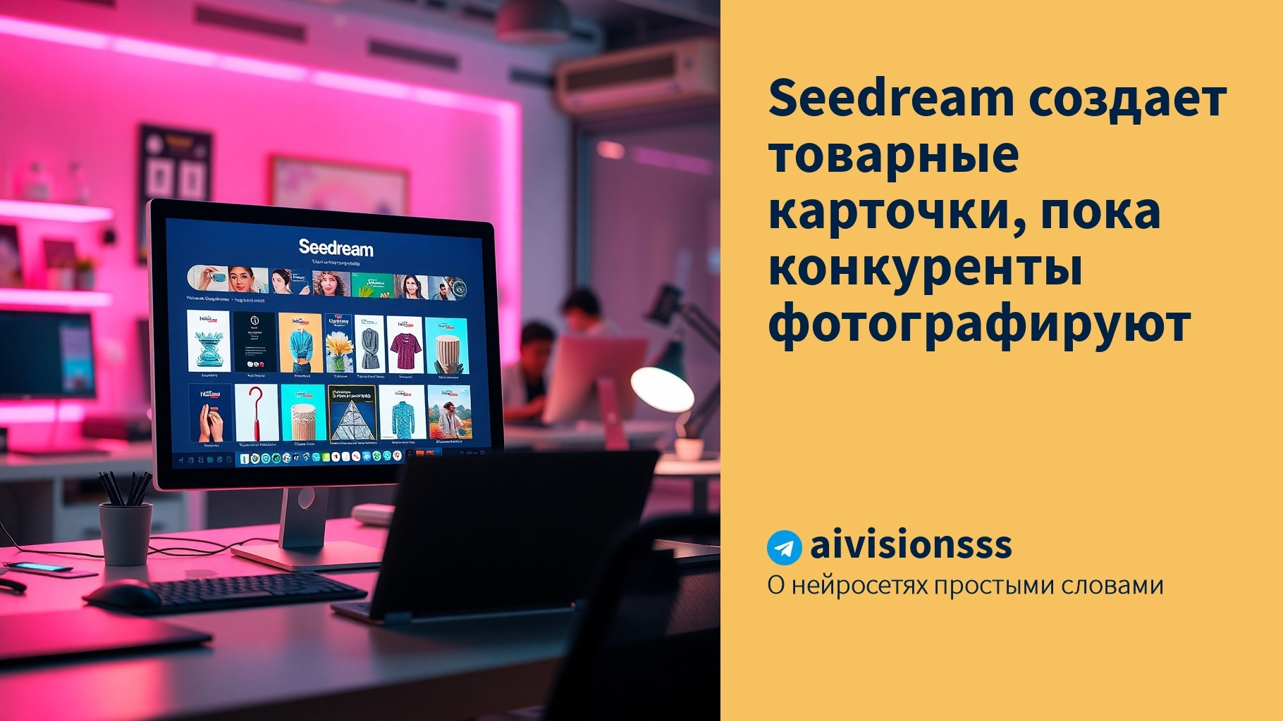 Вы сейчас просматриваете Seedream создает товарные карточки, пока конкуренты фотографируют