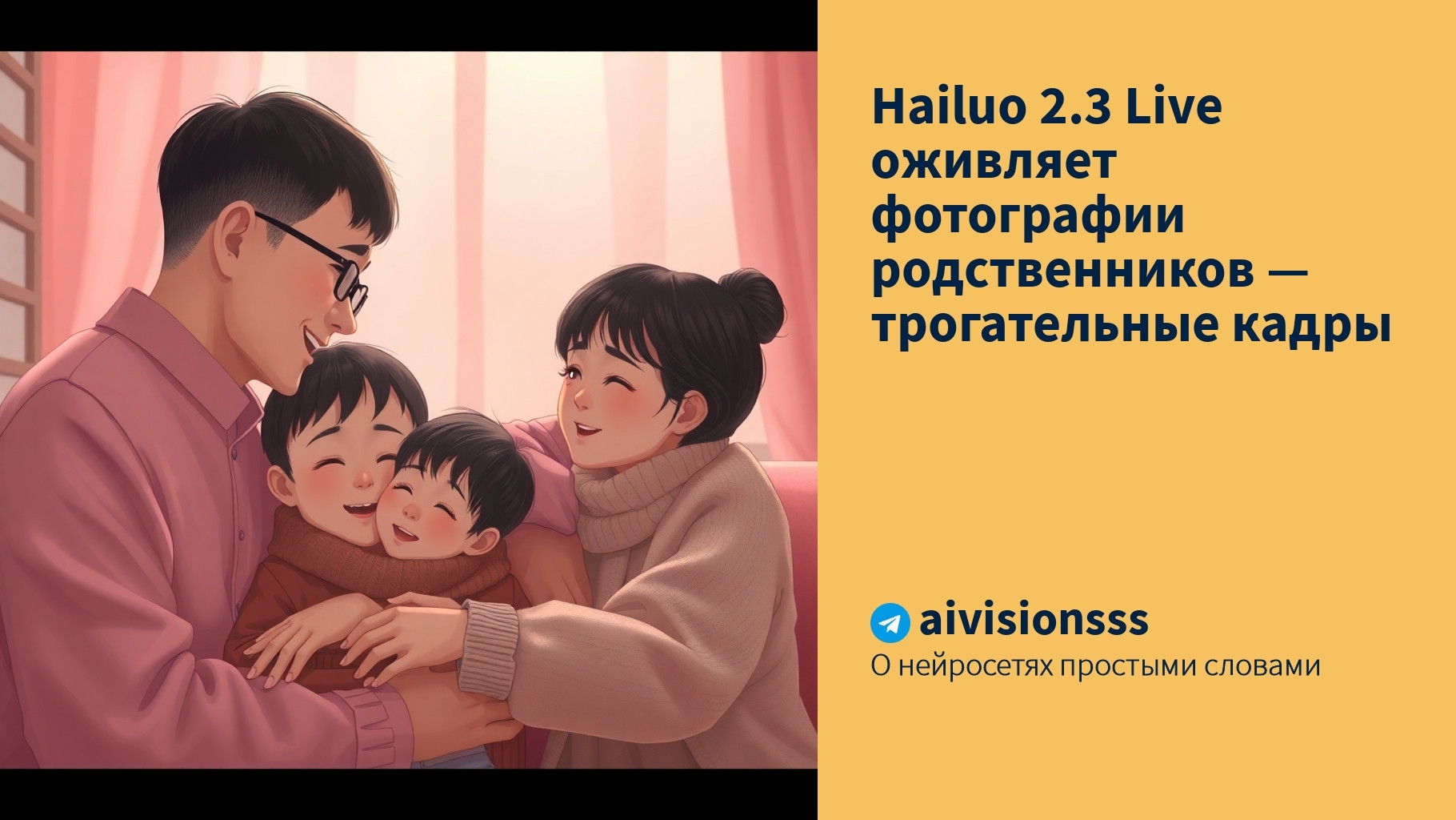 Вы сейчас просматриваете Hailuo 2.3 Live оживляет фотографии родственников — трогательные кадры