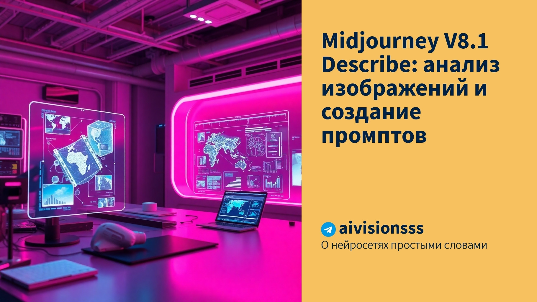 Читать далее о этой статье Midjourney V8.1 Describe: анализ изображений и создание промптов