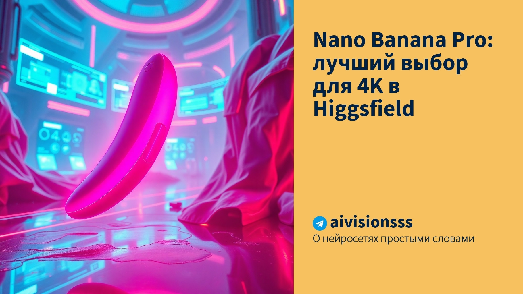 Читать далее о этой статье Nano Banana Pro: лучший выбор для 4K в Higgsfield