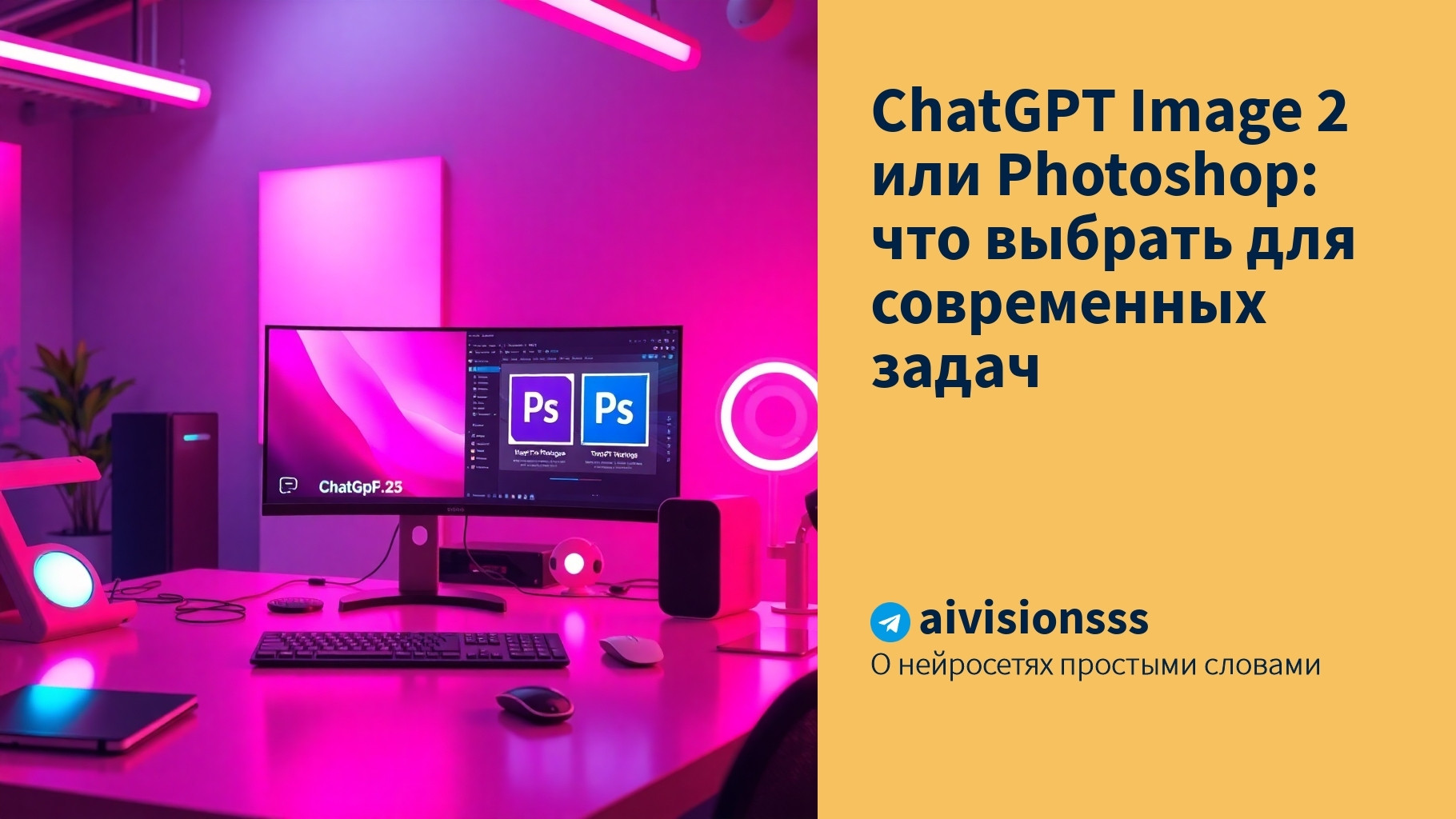 Вы сейчас просматриваете ChatGPT Image 2 или Photoshop: что выбрать для современных задач