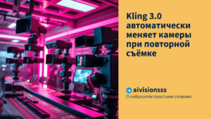 Читать далее о этой статье Kling 3.0 автоматически меняет камеры при повторной съёмке