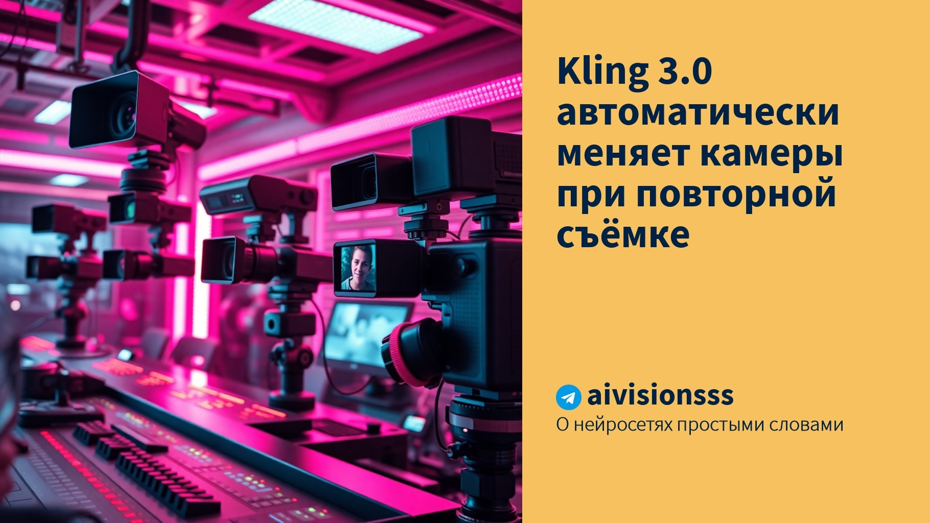 Вы сейчас просматриваете Kling 3.0 автоматически меняет камеры при повторной съёмке