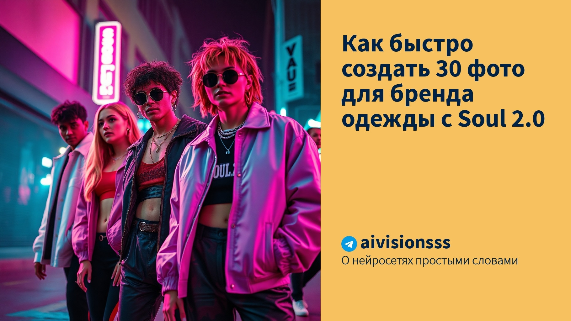 Вы сейчас просматриваете Как быстро создать 30 фото для бренда одежды с Soul 2.0