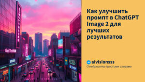 Читать далее о этой статье Как улучшить промпт в ChatGPT Image 2 для лучших результатов