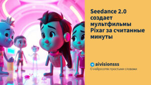 Читать далее о этой статье Seedance 2.0 создает мультфильмы Pixar за считанные минуты