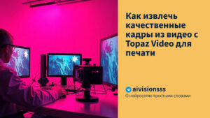 Читать далее о этой статье Как извлечь качественные кадры из видео с Topaz Video для печати