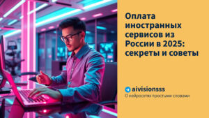 Читать далее о этой статье Оплата иностранных сервисов из России в 2025: секреты и советы