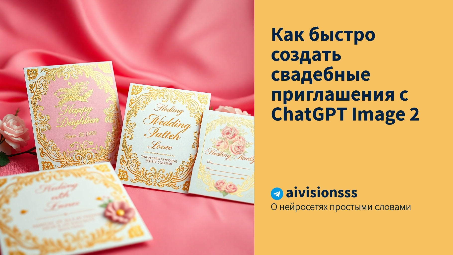 Вы сейчас просматриваете Как быстро создать свадебные приглашения с ChatGPT Image 2