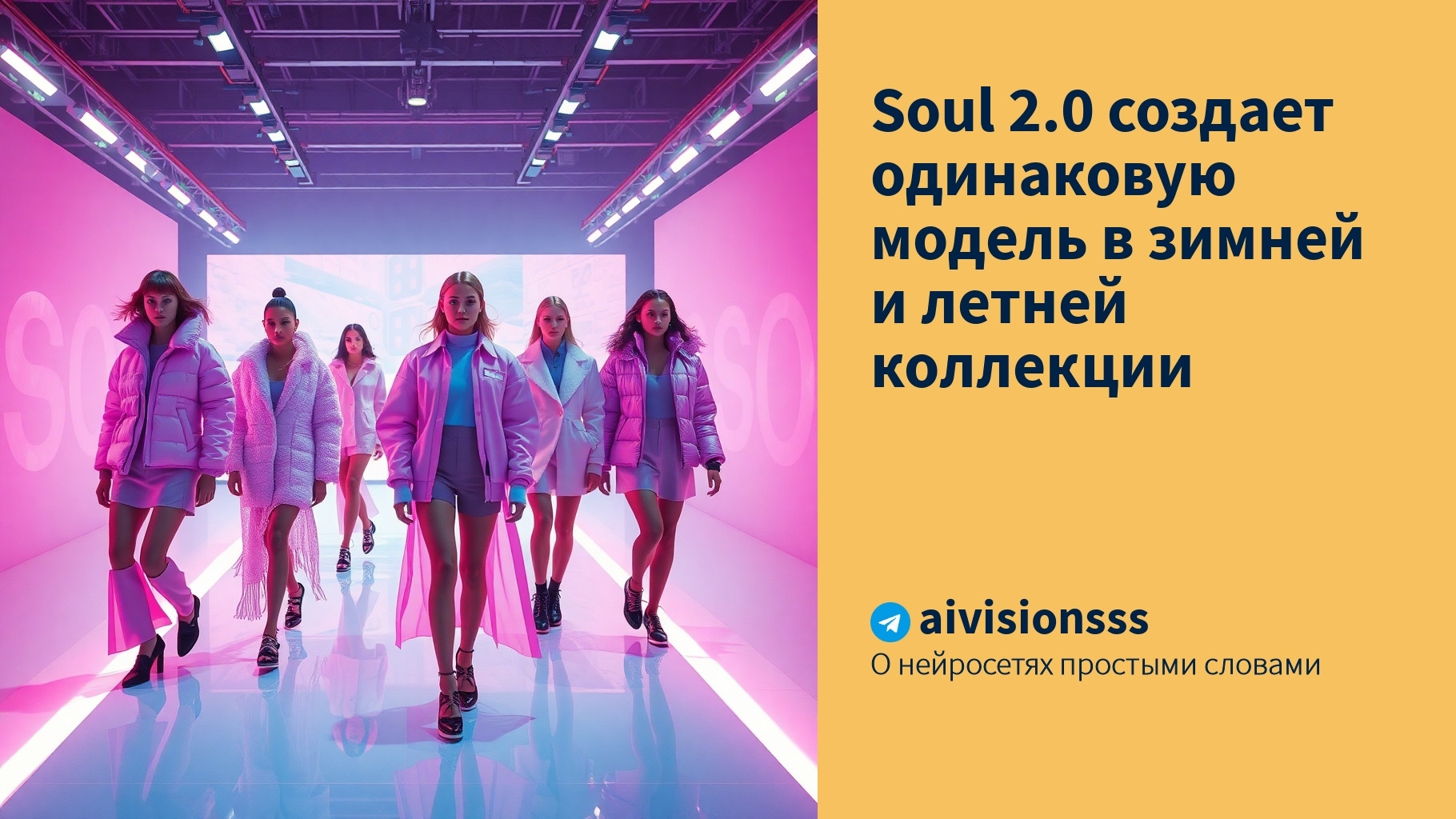 Вы сейчас просматриваете Soul 2.0 создает одинаковую модель в зимней и летней коллекции
