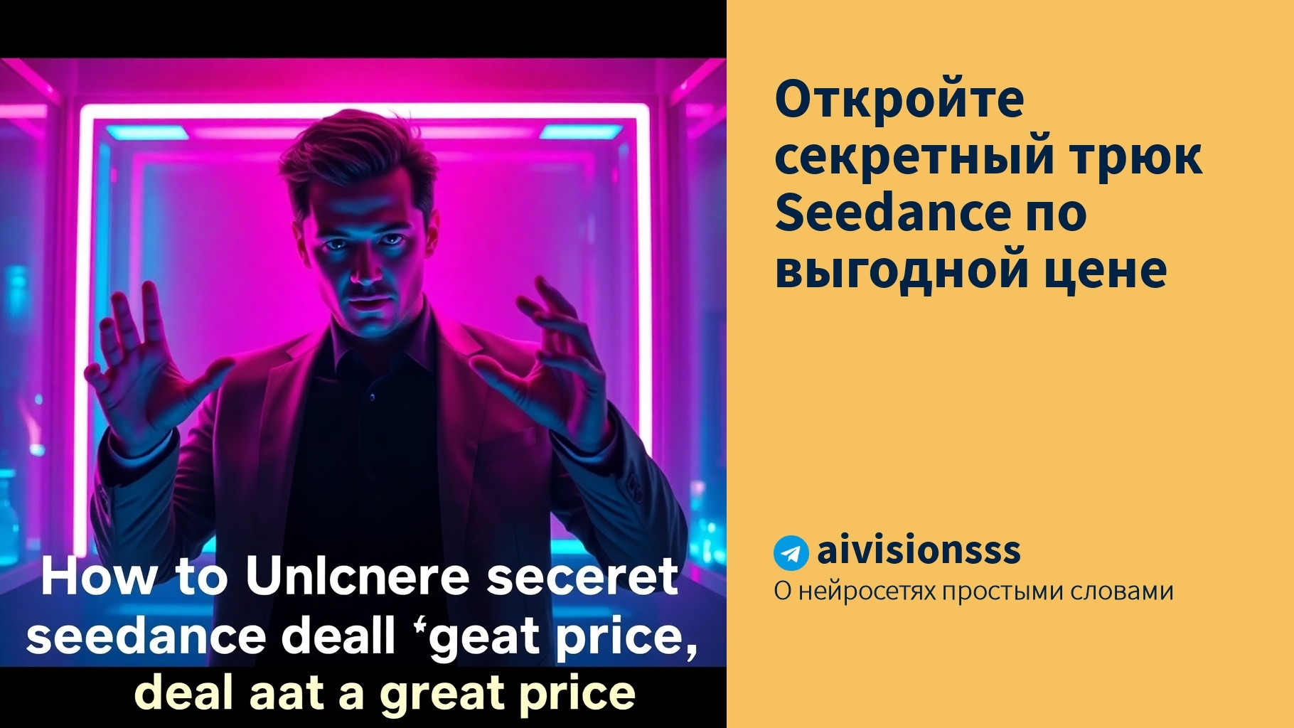 Вы сейчас просматриваете Откройте секретный трюк Seedance по выгодной цене
