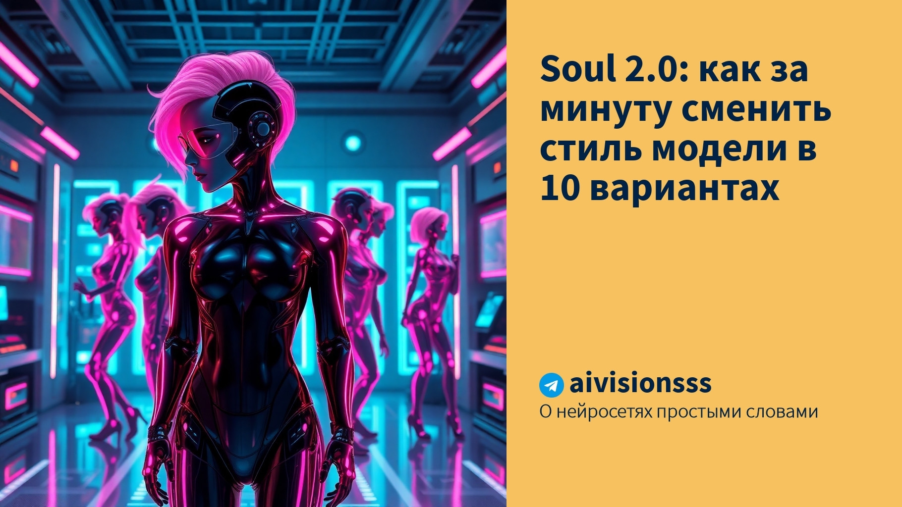 Читать далее о этой статье Soul 2.0: как за минуту сменить стиль модели в 10 вариантах