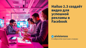 Читать далее о этой статье Hailuo 2.3 создаёт видео для успешной рекламы в Facebook