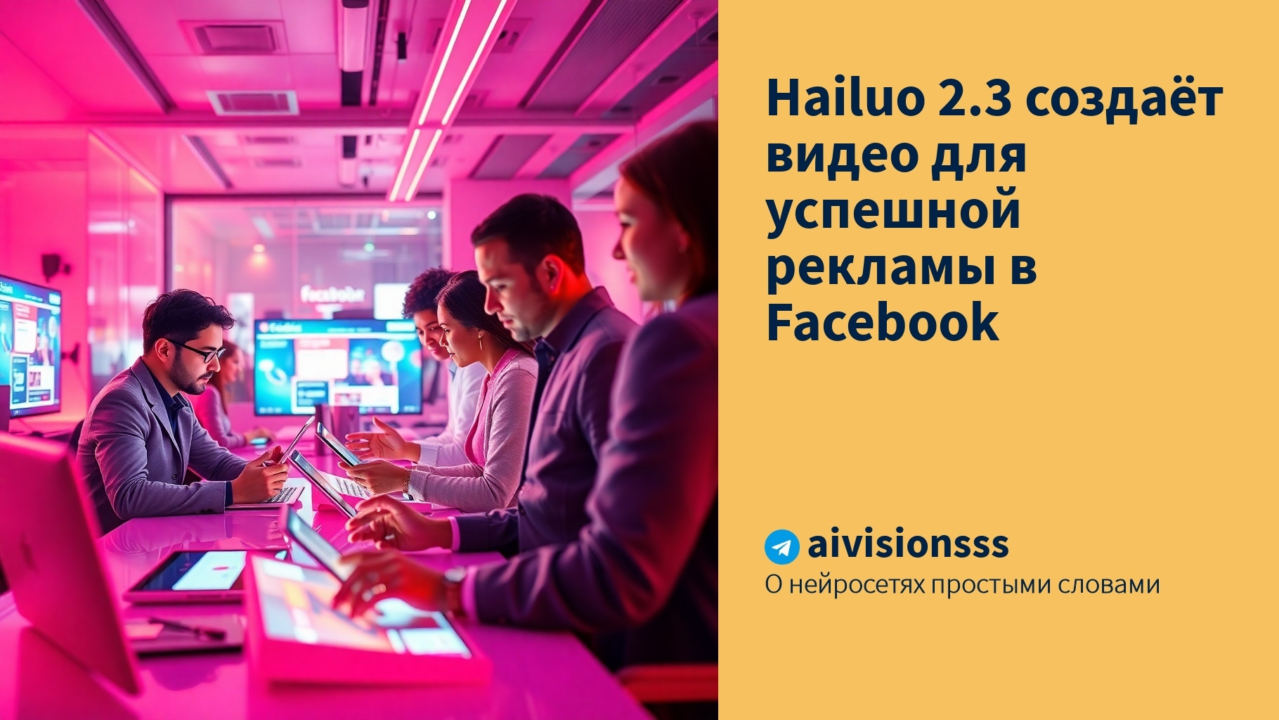 Читать далее о этой статье Hailuo 2.3 создаёт видео для успешной рекламы в Facebook