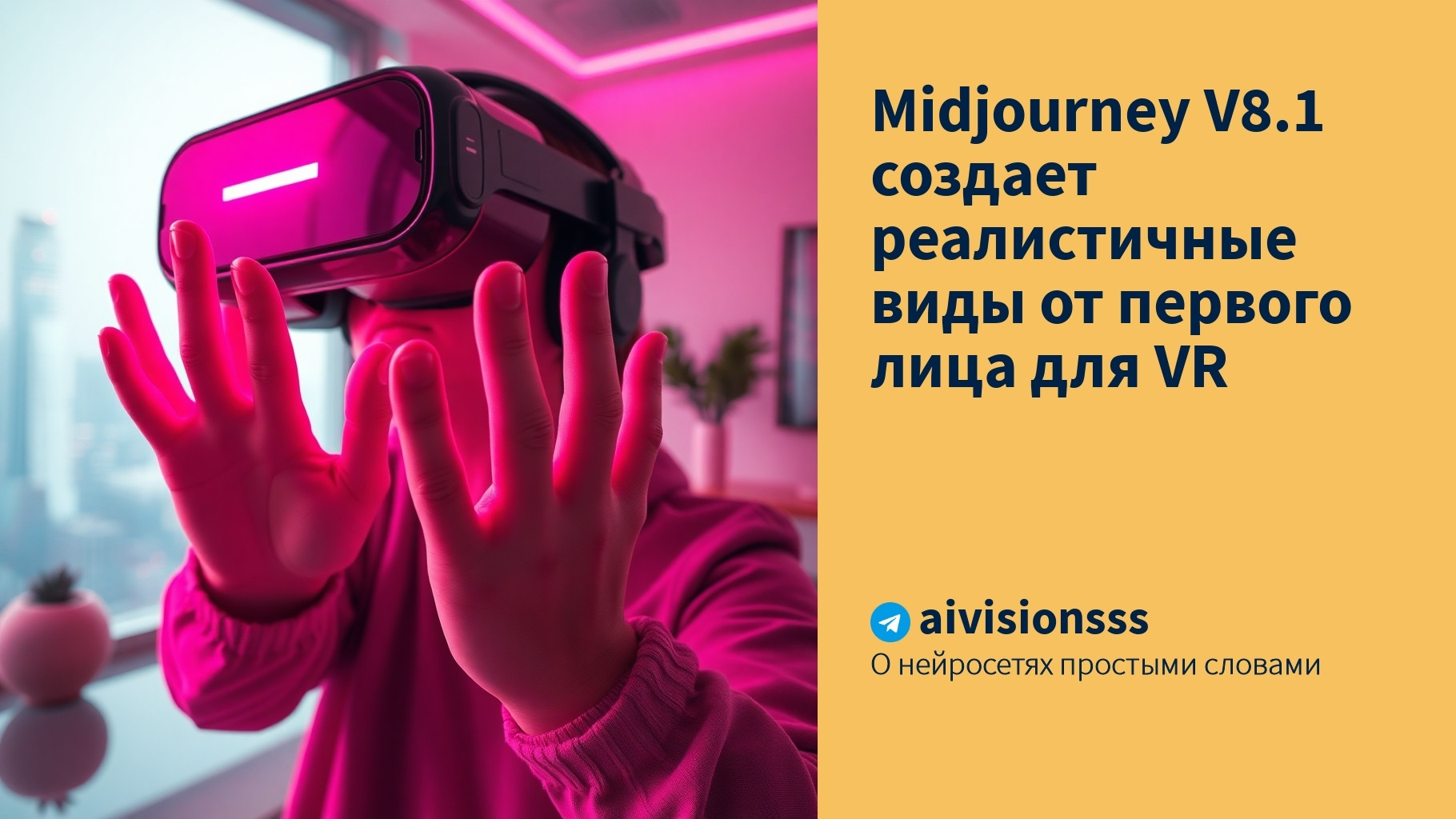 Читать далее о этой статье Midjourney V8.1 создает реалистичные виды от первого лица для VR