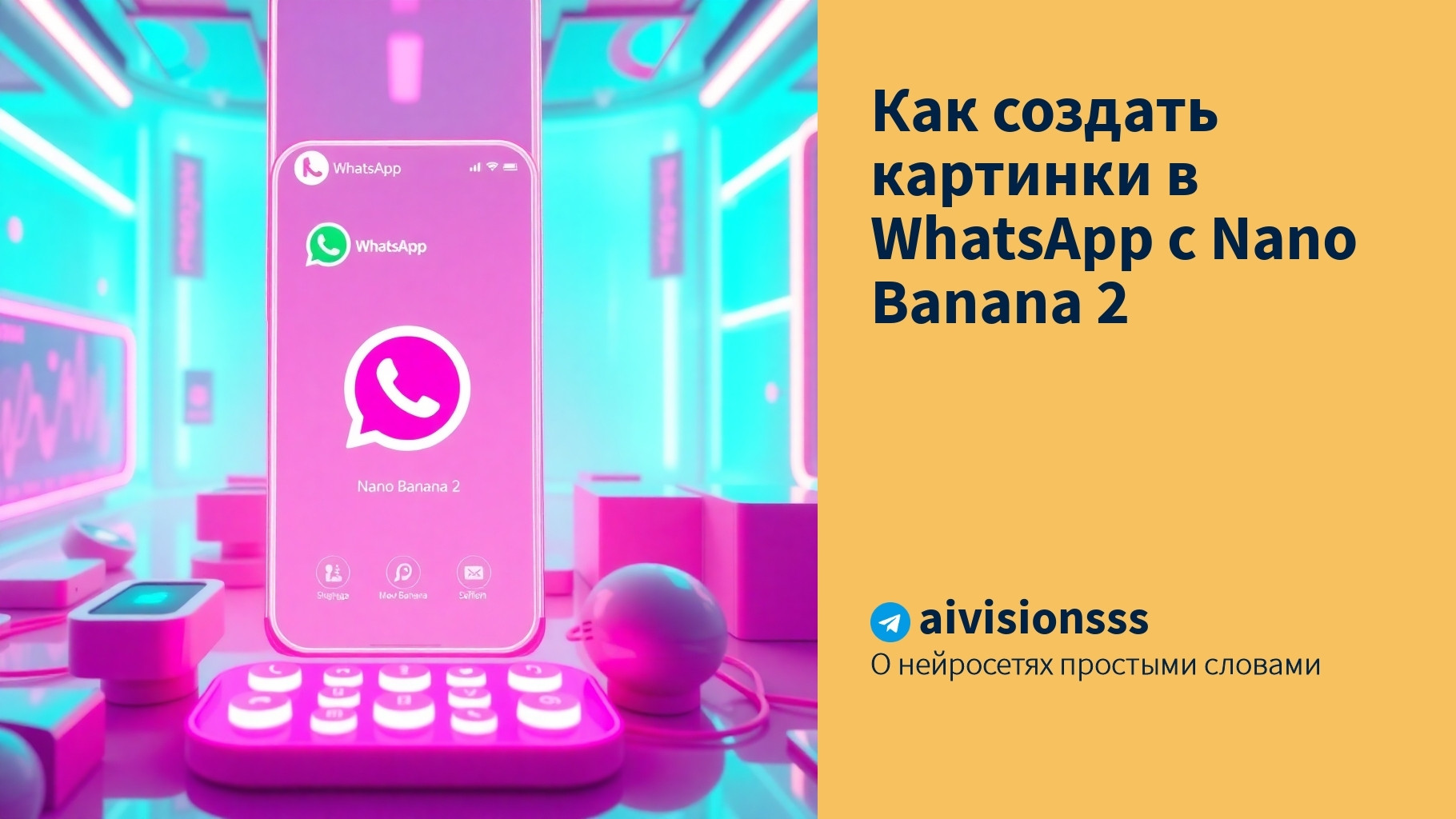 Читать далее о этой статье Как создать картинки в WhatsApp с Nano Banana 2