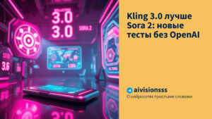 Читать далее о этой статье Kling 3.0 лучше Sora 2: новые тесты без OpenAI