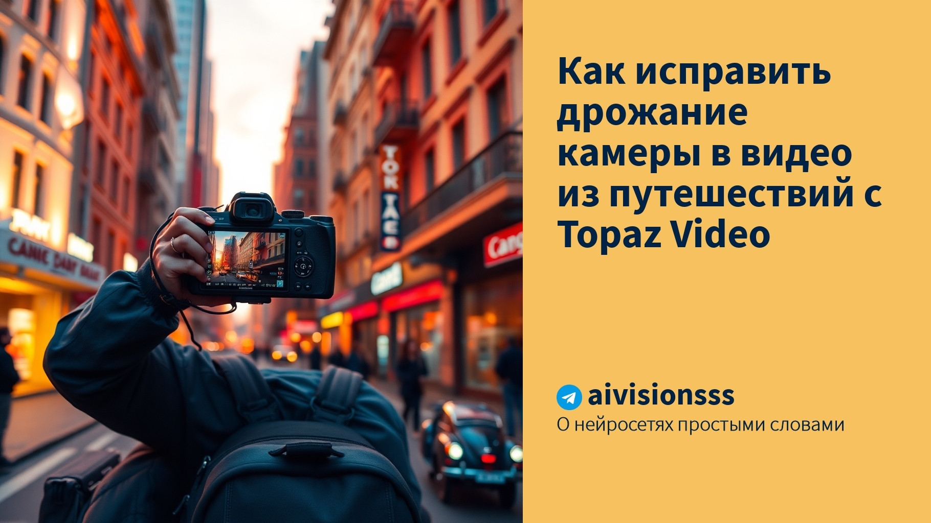 Читать далее о этой статье Как исправить дрожание камеры в видео из путешествий с Topaz Video