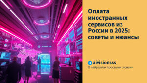 Читать далее о этой статье Оплата иностранных сервисов из России в 2025: советы и нюансы
